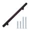 South Main Hardware 5 in. (127 mm) Oil Rubbed Bronze Modern Straight Euro Style Bar Cabinet Pull (10PK) SH505-OR-10 - alternate 1